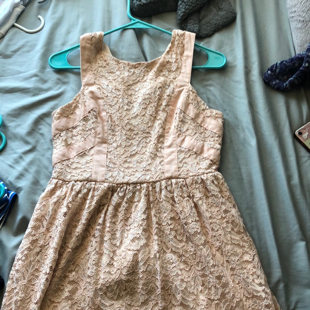 Rose gold dress